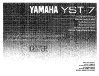 Yamaha YST-7 - Owners Manual